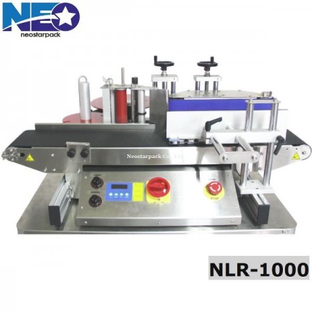 Machine d'étiquetage de bouteilles rondes de table LR1100